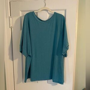 Teal Oversized T-Shirt